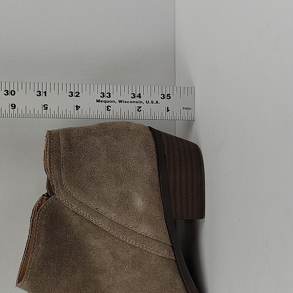 Lucky Brand Barstyn Boho Chic Ankle Boots Tan Size 8.5 - Picture 12 of 15